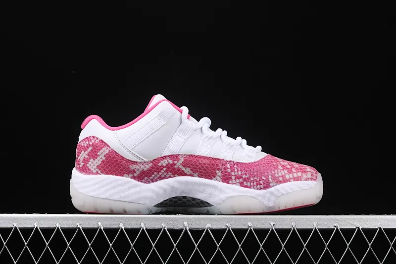 All categories Air Jordan Jordan series basketball shoes Air Jordan 11 Air Jordan 11 Low Retro "Snakeskin" "Pink snake pattern" AH7860-106